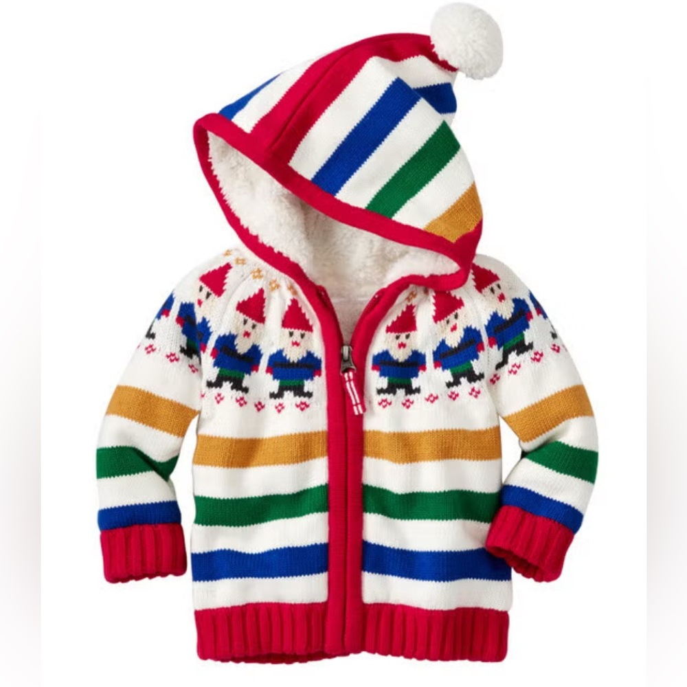 Gnome Knit Sweater Hanna Andersson size 18-24 months